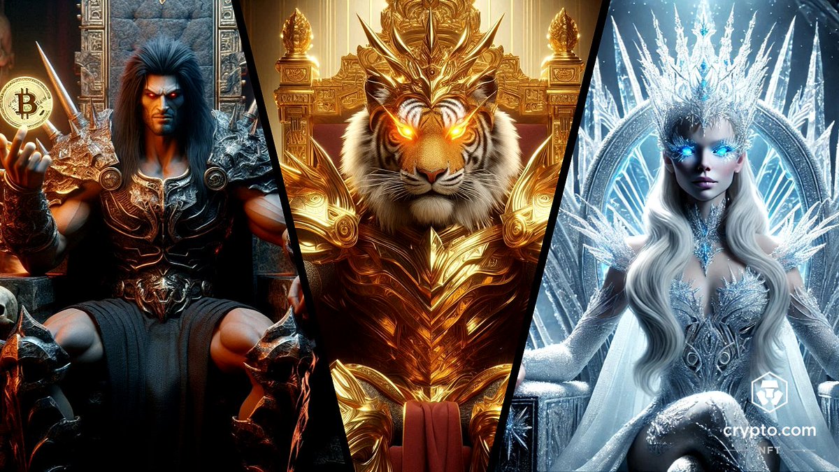 Don't speak. They rule.
Don't ask. They claim.

This is just a shadow of what's to come.
Kingship Eternal – Where every NFT is a ruler.

👁‍🗨Look. Feel. Prepare.
Coming soon to crypto.com June 4

🔗 Discord: discord.com/channels/12413…
🐦 X: @gold_crypto_baron