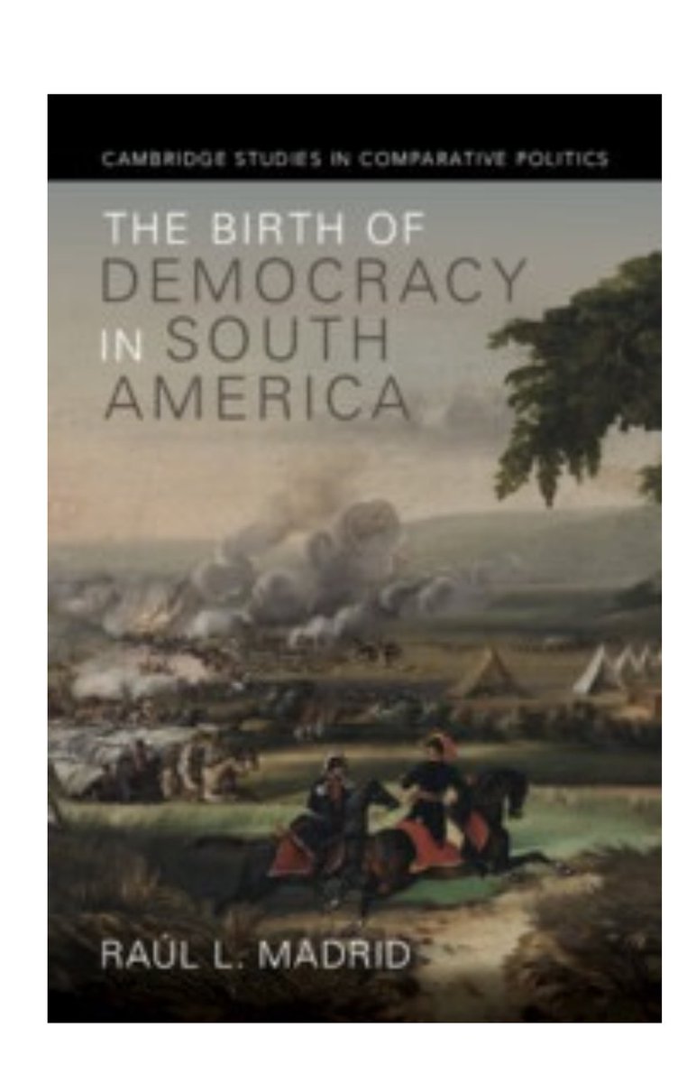 Gerardo L. Munck (@gerardomunck) on Twitter photo This <a href="/CUP_PoliSci/">Cambridge University Press - Politics</a> book by RaĂşl Madrid is one I will surely read.
Madrid argues that early democratization was driven by three factors: the professionalization of the military, the growth of parties & splits within the ruling party.
For info on the book: cambridge.org/us/universityp… This <a href="/CUP_PoliSci/">Cambridge University Press - Politics</a> book by Raúl Madrid is one I will surely read.
Madrid argues that early democratization was driven by three factors: the professionalization of the military, the growth of parties & splits within the ruling party.
For info on the book: cambridge.org/us/universityp…