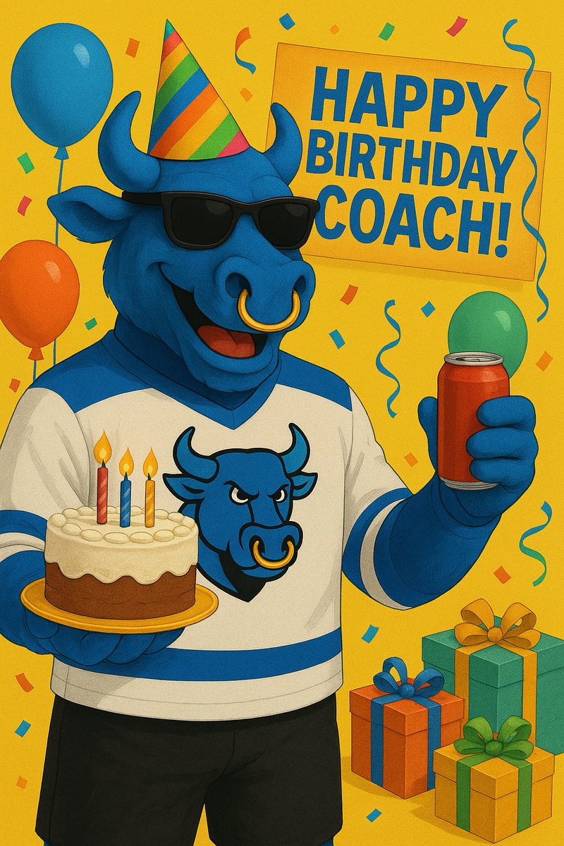 Babe (@therealblueox) on Twitter photo Oh yah, happy birthday to the big fella behind the bench! Coach keeps the boys in line, the pucks movin’, and the hot dish hot. Hope yer day’s fulla wins, whistles, and maybe a couple celebratory diet sodas. Don’t worry - I’ll handle the penalties today. <a href="/MnBlueOxUSPHL/">MnBlueOxHockey</a> Oh yah, happy birthday to the big fella behind the bench! Coach keeps the boys in line, the pucks movin’, and the hot dish hot. Hope yer day’s fulla wins, whistles, and maybe a couple celebratory diet sodas. Don’t worry - I’ll handle the penalties today. <a href="/MnBlueOxUSPHL/">MnBlueOxHockey</a>