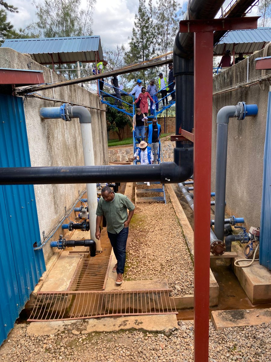 As on this Monday May 19, 2025, 
Mahama Water Treatment Plant, was visited by Representatives in Rwanda of UNHCR  and African Dvpt Bank. 
They appreciated the way AYATEKE Star Company Ltd manages this water supply system.