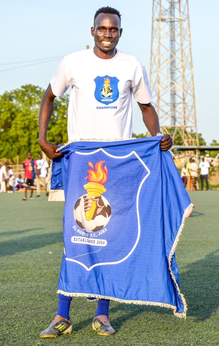AlHuriya's tweet photo. Raising the flag to the next level ๐๏ธ
#SouthSudanfootball
#Seconddivision
#JLFA
#longlivealhuriya
#flames
#champions
#JLFA25
#AHJ https://t.co/hofFf7Rq1o