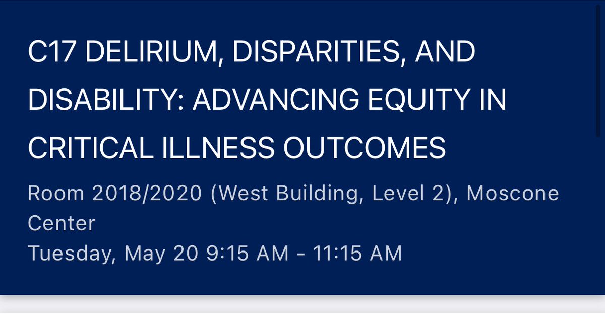 Snigdha Jain MD, MHS, ATSF (@snigdhajain89) on Twitter photo #ATS2025 attendees, join us for an exciting session on Delirium, Disparities, and Equity in ICU outcomes in Moscone west 2018/2020
<a href="/1791_mew/">Liz Wilcox, MD PhD ATSF</a> <a href="/ATSCritCare/">ATS Crit Care</a> <a href="/ATS_Assemblies/">ATS_Assemblies</a> <a href="/atscommunity/">American Thoracic Society (ATS)</a> <a href="/ATS_AII/">ATS AII</a> <a href="/KP_ICURN/">Kelly Potter, PhD, RN</a> #ATS2025 attendees, join us for an exciting session on Delirium, Disparities, and Equity in ICU outcomes in Moscone west 2018/2020
<a href="/1791_mew/">Liz Wilcox, MD PhD ATSF</a> <a href="/ATSCritCare/">ATS Crit Care</a> <a href="/ATS_Assemblies/">ATS_Assemblies</a> <a href="/atscommunity/">American Thoracic Society (ATS)</a> <a href="/ATS_AII/">ATS AII</a> <a href="/KP_ICURN/">Kelly Potter, PhD, RN</a>