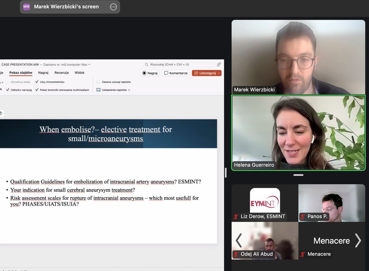 esmintsociety's tweet image. Big thanks to Riitta Rautio for her great talk on Radial Access in Neurointerventions in today’s e-Fellowship session! Thanks also to Odej Ali Abud, Adel Menacre, Marek Wierzbicki, and Helena Guerreiro @Aggour @GuenegoAdrien @anna_kyselyova @Roland_K_Schwab @MPeyT1 @jc__ray