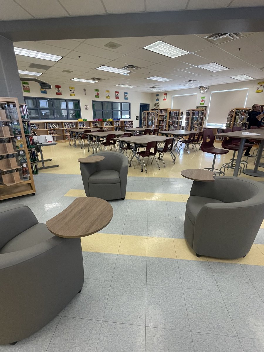 Check out our new library learning commons.