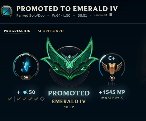 doaenel's tweet photo. For some people, it takes years to reach the top 10% of their field...

For me?

It took 8 days.

They said I'd never make it to Emerald,

Now, they say I'll never make it out of Emerald,

Soon, they'll be asking me how they can make it out of Emerald

We're only getting started. https://t.co/GG66wTcuaF