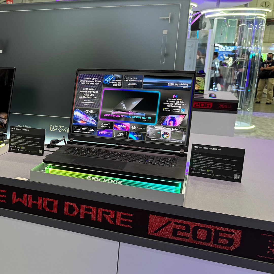 ASUS_ROG's tweet photo. See something you like? Come to COMPUTEX 2025 and explore the full ROG lineup in person! #ROGComputex2025 https://t.co/yodGAwEdi2