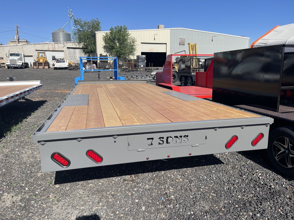 7sonstrailers's tweet image. 🚨 8.5x20 14K Deckover Trailer – $8,150 🚛
Built tough: Steel I-beam, 3” tube crossmembers, LED lights, slide-out ramps, 15K jack, spare mount &amp;amp; more.
✅ 5-Year Warranty
🛠 Family-Owned in AZ
📞 435-229-1741
🌐 7SonsTrailers.com
#Trailers #Deckover #ForSale