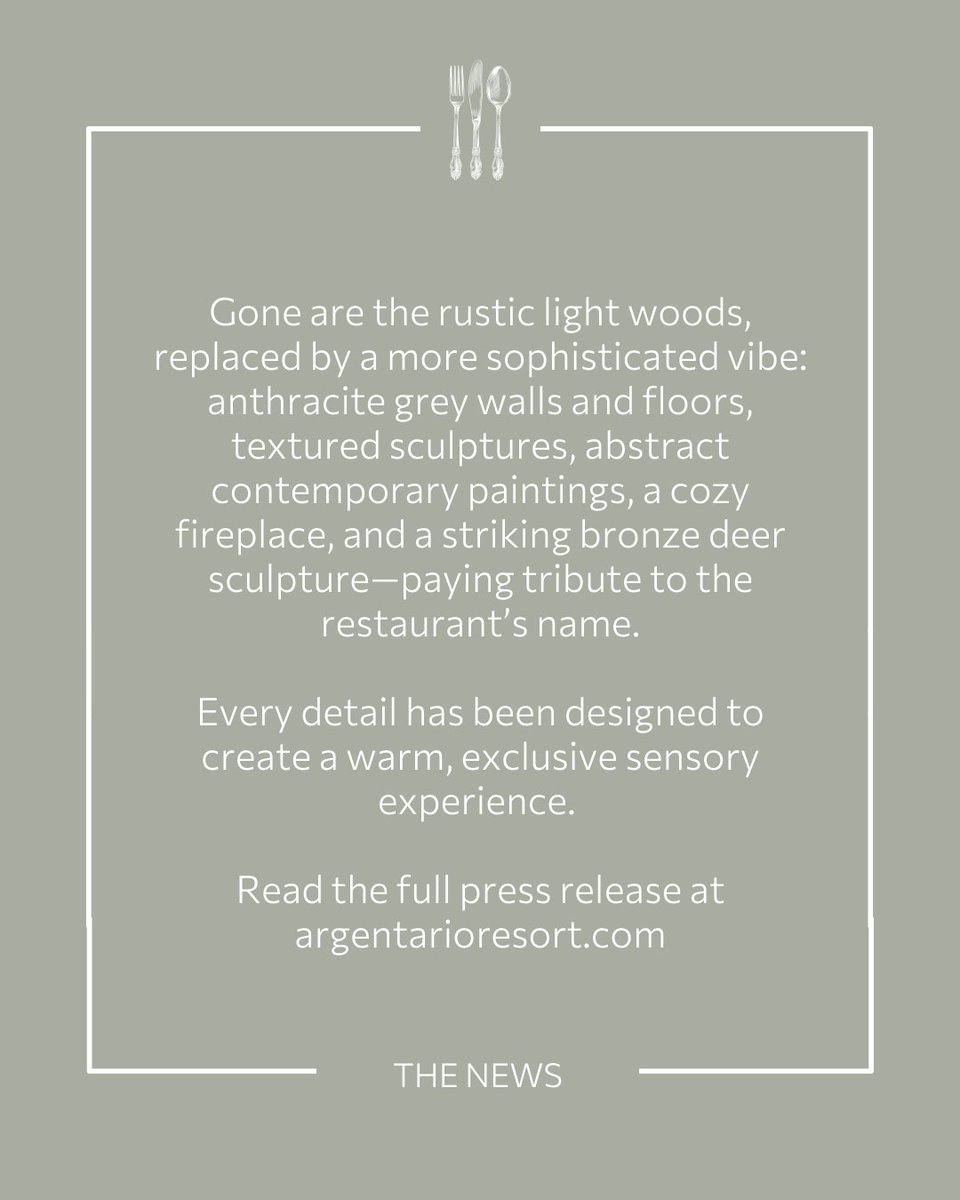 A taste of Tuscany reimagined: we are proud to reveal the new look of our fine-dining Dama Dama Restaurant, a sophisticated Tuscan retreat where nature, design, and atmosphere come together in perfect harmony.

Read the full press release argentarioresort.it/en/press-room/

<a href="/autographhotels/">Autograph Collection</a>