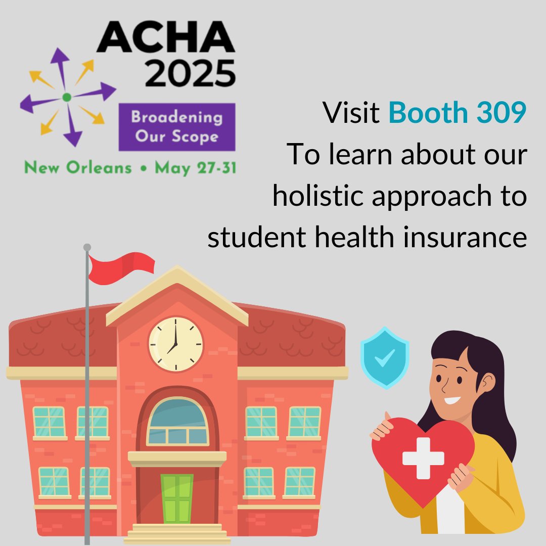 IFSInc1690's tweet photo. Supporting College Health at ACHA 2025 in New Orleans!🌍📚

Connect with Insurance For Students and discuss how we can enhance student well-being and success together!

#ACHA2025 #InsuranceForStudents #FutureHealthSystems #InternationalEducation #StudentInsurance https://t.co/H6hl4gpReF