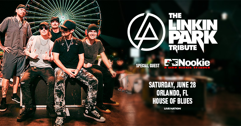 🖤JUST ANNOUNCED🖤 The Linkin Park Tribute on Saturday, June 28th w/ special guest Nookie 🎶 Tickets on sale Friday, May 23rd @ 10am local! 🔗 livemu.sc/4dpdD60 🎟

Live Nation Presale • TOMORROW • 10AM (Code: FREESTYLE)