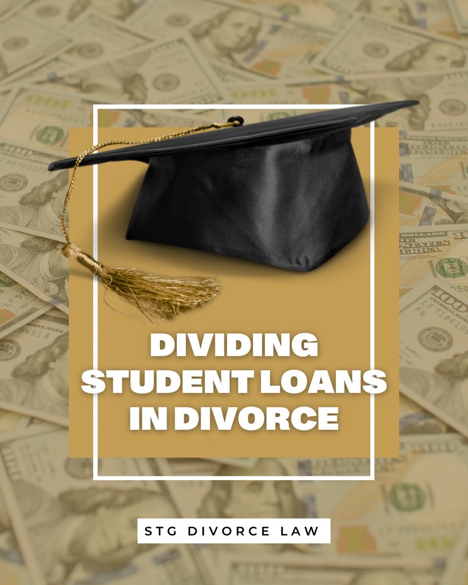 Who’s responsible for student loans after divorce? You might assume that if the loan is in one person’s name, they’re the only one responsible — but that’s not always true.  Don’t make assumptions, make informed decisions. 

👉 Learn more at stglawfirm.com/#DivorceFinanc… #STGDivorceLaw