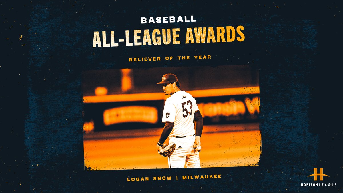 Horizon League (@horizonleague) on Twitter photo Our #HLBASE Reliever of the Year is Logan Snow of <a href="/MKE_Baseball/">Milwaukee Baseball</a>!
⚾️: horizonleague.org/news/2025/5/20…
#OurHorizon🌇 | <a href="/MKEPanthers/">Milwaukee Panthers</a> Our #HLBASE Reliever of the Year is Logan Snow of <a href="/MKE_Baseball/">Milwaukee Baseball</a>!
⚾️: horizonleague.org/news/2025/5/20…
#OurHorizon🌇 | <a href="/MKEPanthers/">Milwaukee Panthers</a>