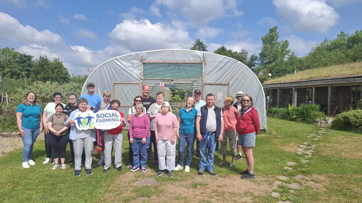Great morning at our Agrosocial event in <a href="/organiccentreie/">The Organic Centre</a> #Leitrim! Agrosocial is an <a href="/EUErasmusPlus/">Erasmus+</a> project between partners Ireland &amp; Spain that aims to promote the inclusion of people with disabilities through the creation &amp; development of organic gardens!