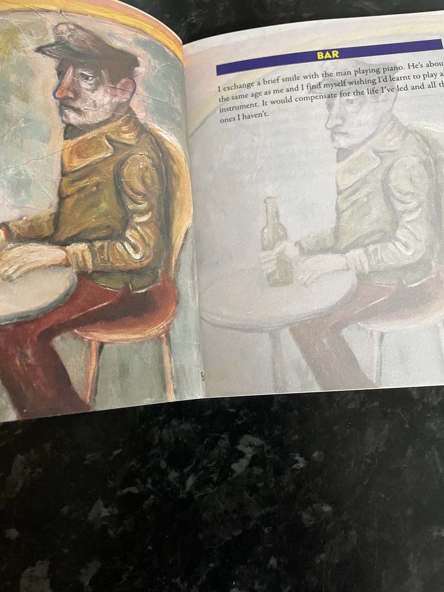 So good to get the new pamphlet by the king of the prose poem/tiny prose illumination Ian Seed ⁦<a href="/Shadow2train/">Ian Seed</a>⁩ This is published by Sacred Parasite Berlin with images by Lupo Sol. Well worth exploring Ian’s work.