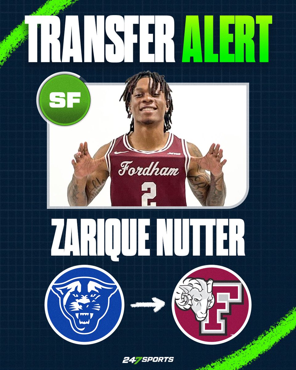 Dushawn London (@dushawnlondon1) on Twitter photo NEWS: Georgia State transfer Zarique Nutter has committed to Fordham, his agent Rashaad Ubah tells <a href="/247SportsPortal/">247Sports Transfer Portal</a>
Nutter averaged 14.2 points and 3.1 rebounds this season.
247sports.com/player/zarique… NEWS: Georgia State transfer Zarique Nutter has committed to Fordham, his agent Rashaad Ubah tells <a href="/247SportsPortal/">247Sports Transfer Portal</a>
Nutter averaged 14.2 points and 3.1 rebounds this season.
247sports.com/player/zarique…