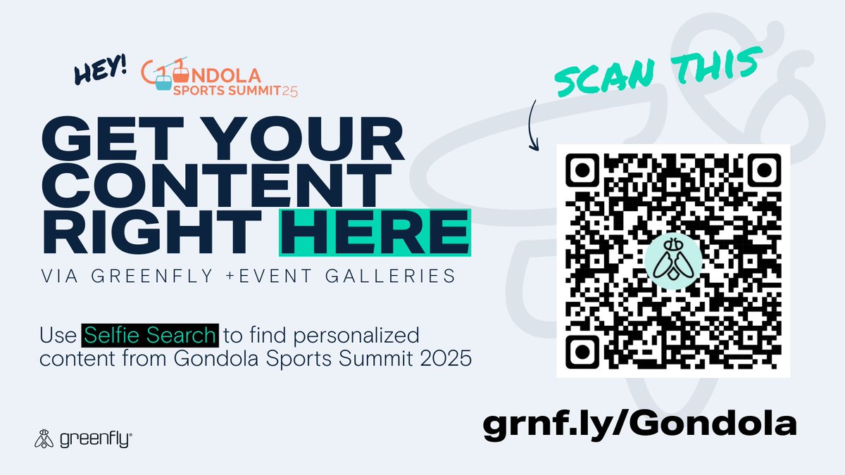 🗣️ CONTENT HERE! STEP RIGHT UP AND GET YOUR CONTENT!

If you're at <a href="/ongondola/">Gondola ✨</a>'s #SportsSummit25 in Denver, you can head to grnf.ly/gondola and use Selfie Search to find your personalized content throughout the week.

Creators will be uploading in real-time.