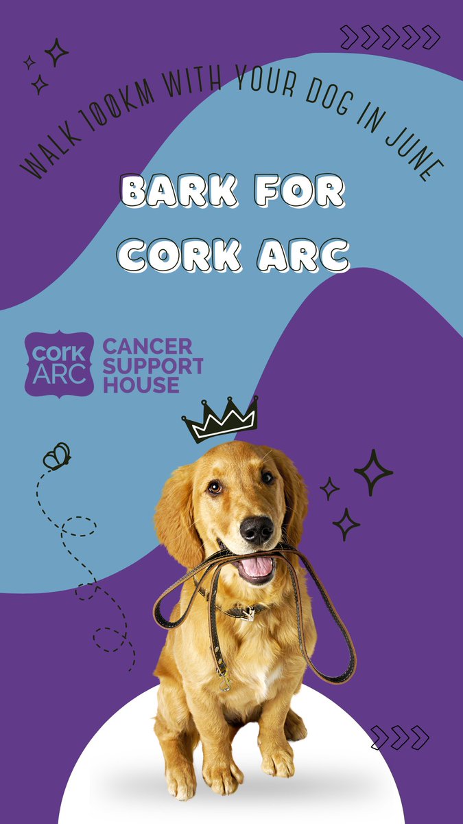 Cork ARC Cancer Support House (@corkarccancer) on Twitter photo Dog Lovers of Cork – Let’s Bark for Cork ARC
Join us @marinamarketcork on Tuesday 27 May <a href="/11am/">11 am in morning</a> to launch our Bark for Cork ARC campaign to raise funds for Cork ARC .
The first 50 people who sign up via the link get a purple dog bandana!
idonate.ie/event/BarkforC… Dog Lovers of Cork – Let’s Bark for Cork ARC
Join us @marinamarketcork on Tuesday 27 May <a href="/11am/">11 am in morning</a> to launch our Bark for Cork ARC campaign to raise funds for Cork ARC .
The first 50 people who sign up via the link get a purple dog bandana!
idonate.ie/event/BarkforC…