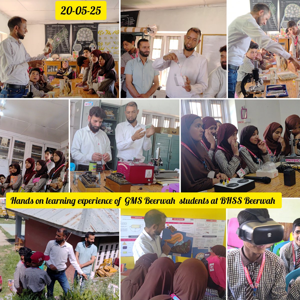 Teaching Students of GMS Beerwah learning by doing methods at the Cluster Complex BHSS Beerwah 
<a href="/sakinaitoo/">Sakina Itoo</a> 
<a href="/DrGnitoo/">Dr.GN Itoo</a>