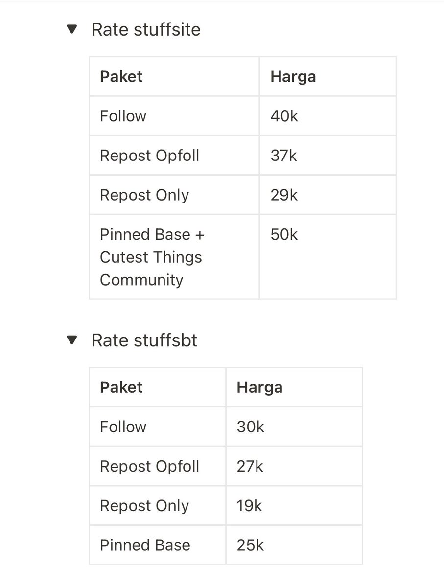 ThePaidPromote's tweet photo. NEW RATE PAID PROMOTE!
Lower price, special offer.

List base:
@stuffsite 
@stuffsbt 
@cutestfess 
@lovablefess 
@laris 
@sbtgirlgroup 
@bndmart 
@onedoorfess

DM langsung untuk tanya tanggal avail.
Perubahan harga hanya untuk bulan May, Juni, dan Juli 2025. https://t.co/QZ6UJ0FF8B
