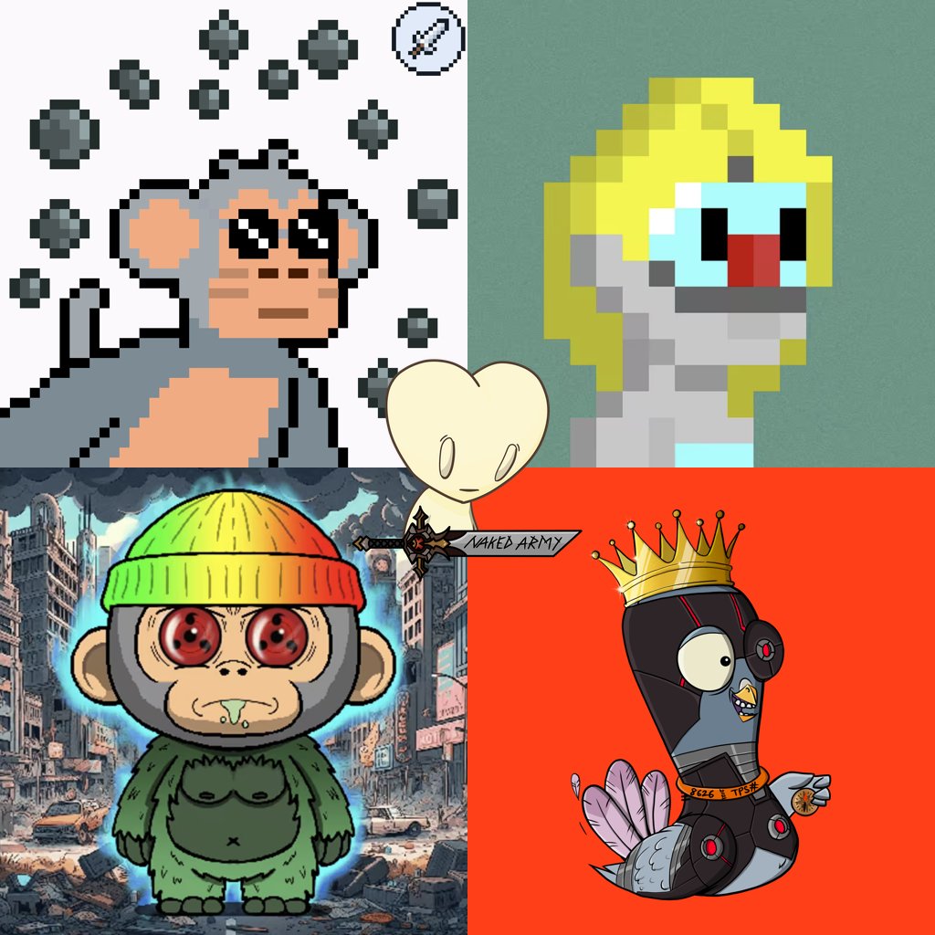 GM to <a href="/ChimpersNFT/">Chimpers Archived</a> and <a href="/re_generates/">re:generates</a> and <a href="/PolyPalsNFT_/">Poly Pals 🐵</a> and <a href="/FreedomFlockerz/">Freedom Flockerz</a>

and also everyone Naked

and also everyone 🤙