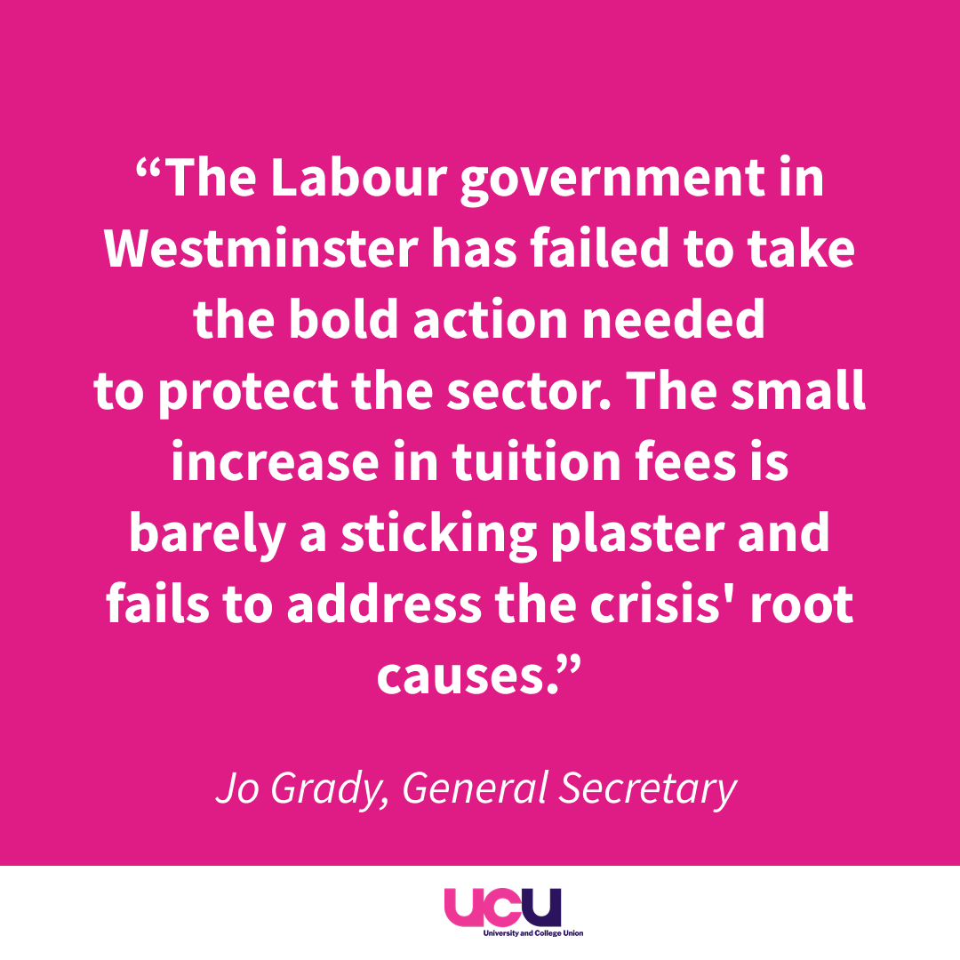 ucu's tweet photo. "The Labour government has failed to take the bold action which is needed"
@DrJoGrady https://t.co/uAanczfbiQ
