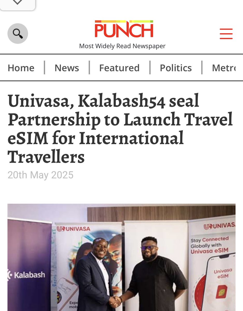 Kalabash54's tweet image. Univasa, Kalabash54 seal Partnership to Launch Travel data for international travellers.
#trending #kalabash #explore #travelsmart #stayconnected #kalabash54 #univasa