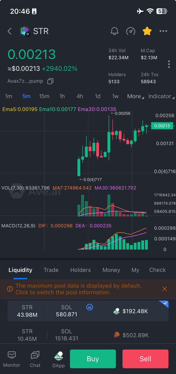 $STR Huge volume, creating a trend that attracts big KOL Cabals, extremely Viral shill. <a href="/kaylahethh/">kaylah</a> 

Price $STR DCA under 0.002$

CA: Avax7z4Cd46sqdEV1WhePkj2P6LCs8wcmmdXPxChpump

Join Telegram Signal t.me/WOGOCrypto