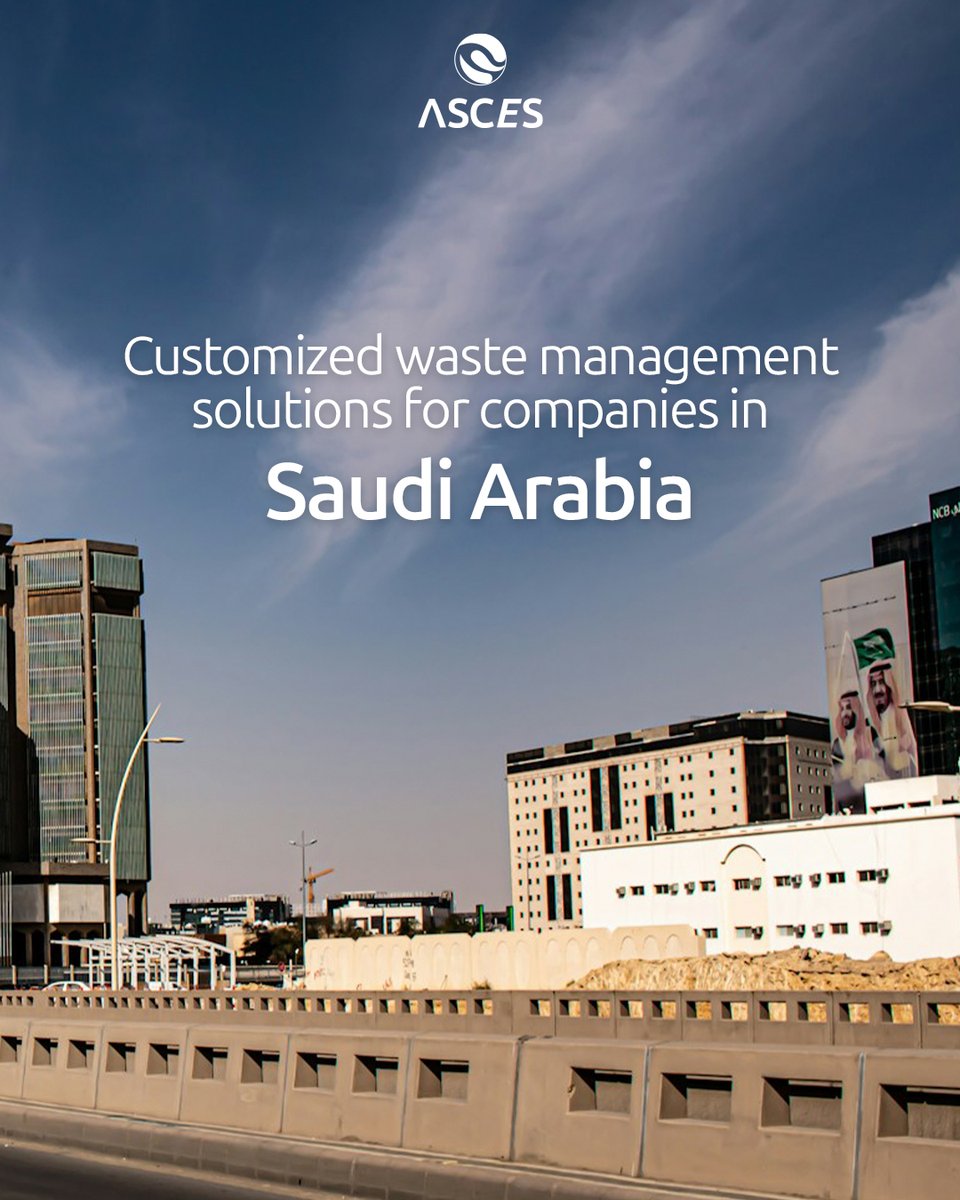 asceswaste's tweet photo. ♻️ Customized Waste Management Solutions for Companies in Saudi Arabia 🇸🇦

Our customized services help companies achieve sustainability targets while staying fully compliant with local environmental regulations.

#ASCES #AlHalloulAlBadilla #SaudiVision2030 #SaudiArabia https://t.co/27VJDKFfAG