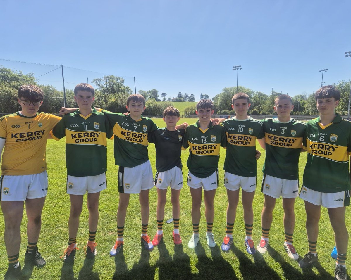 Great to see so many Mounthawk players representing Kerry U14 North against Cork in MTU Cork last weekend. Well done to Oran O’Regan, Billy Kirby, Zach Kearney, Jamie O’Regan, Rian Tuohy, Liam Corkery, Cormac Lawlor, and Michael Carmody.