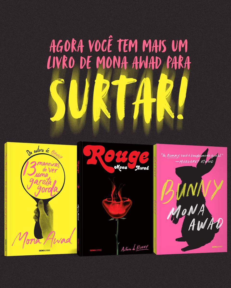 GloboLivros's tweet photo. 13 MANEIRAS DE VER UMA GAROTA GORDA, de Mona Awad, está em pré-venda ― e não poderíamos estar mais entusiasmados! ✨

A obra, da mesma autora de BUNNY e ROUGE, traz a seguinte questão: até onde podemos ir para nos encaixar nos padrões?

https://t.co/9Hm2Bw1TzO https://t.co/iAhKxr9UN3