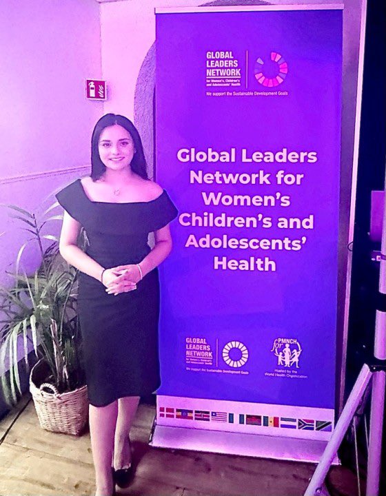 GLN_Community's tweet photo. #WHA78: “We cannot afford to let our futures be left to chance. So I ask you, when you leave this room today, will you be able to look at yourselves in the mirror and say, I made a difference?” - @KenishaArora, Youth Rep, SDG4 Steering Committee.
#LivesInTheBalance #WCAH @PMNCH https://t.co/u81APezbNf