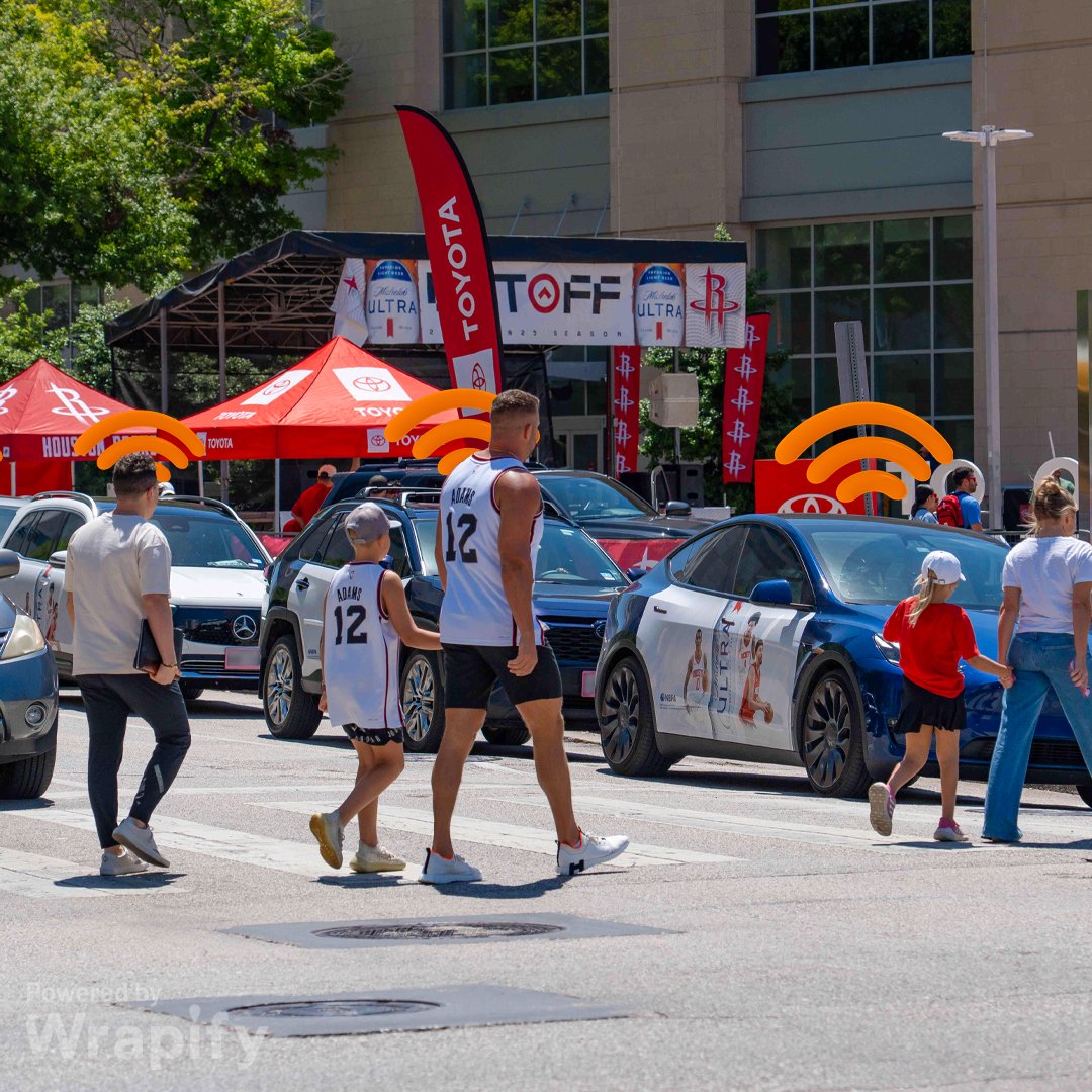 With Wrapify, your brand doesn’t have to miss a game.

SWARM regular season, play-offs, and the finals with wrapped rideshare vehicles right outside of the arena!