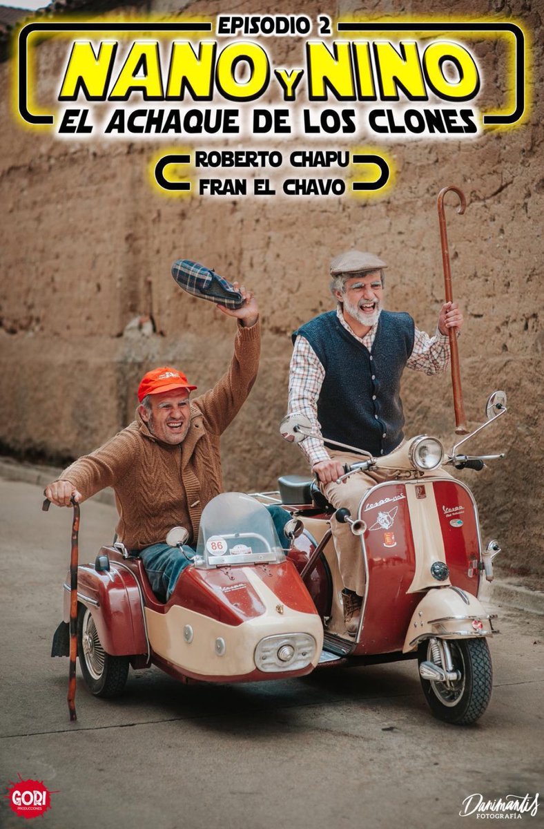 ¡Nano y Nino regresan al Teatro Latorre con su nuevo episodio: El achaque de los clones!
Humor rural, desparpajo y muchas risas en esta comedia con sabor a pueblo.
📅 17 mayo | 🕰️ 20:00 h
🎟️ Entrada: espectáculo de abono
🎫 vivetoro.sacatuentrada.es