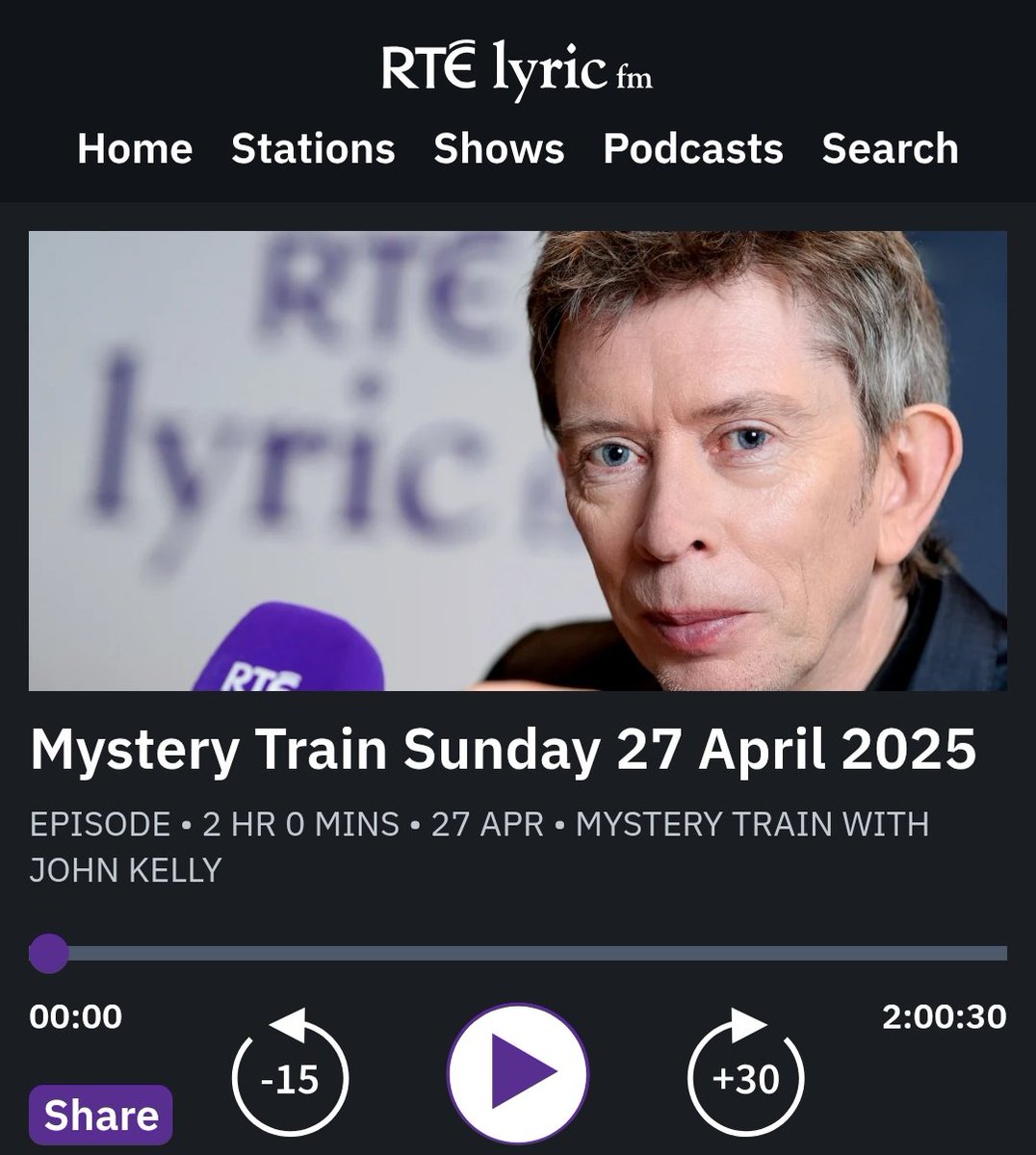 huge thx to John Kelly for playing 'Sea Creatures' - alongside Alice Coltrane, Anna Butterss, Juana Molina, Brandee Younger &amp; more...
Listen back to the show here:
rte.ie/radio/lyricfm/…