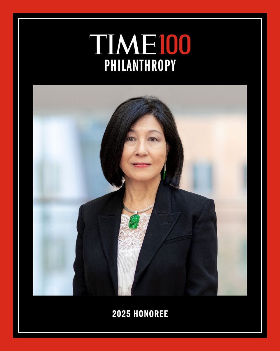 mcgovernmit's tweet image. We are delighted that our major supporter Lisa Yang made the 2025 #TIME100Philanthropy list! 🎉 The Yang Tan Collective is pushing the boundaries of science and accelerating discoveries that improve lives worldwide. time.com/collections/ti…
