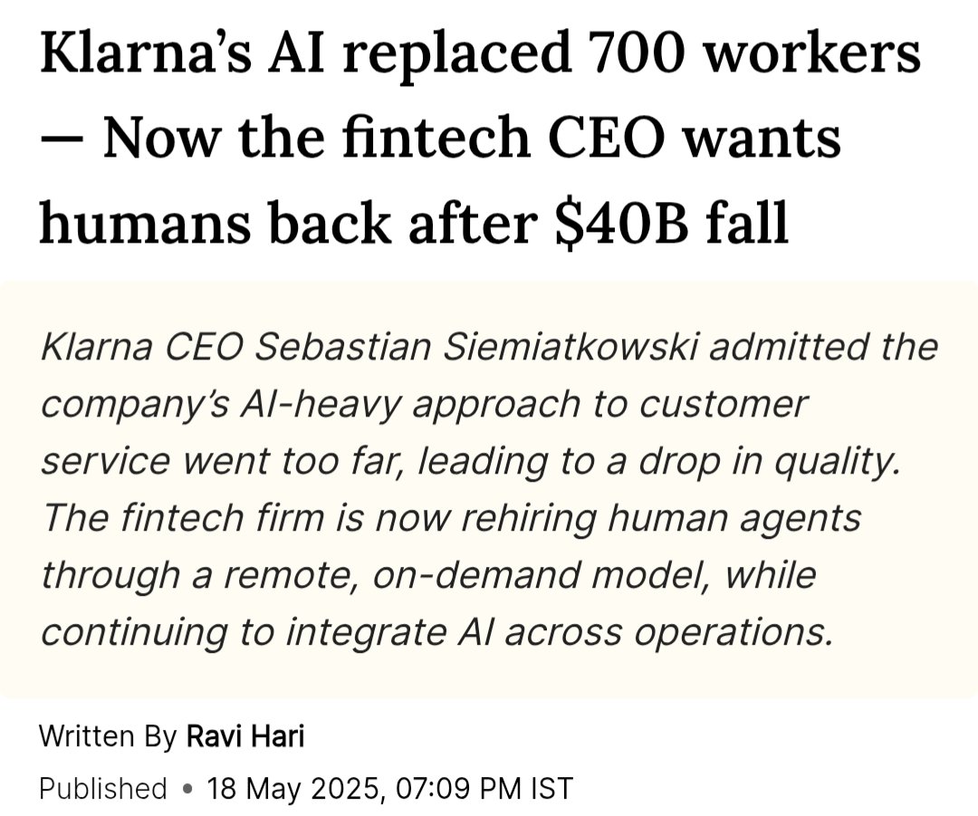 TechFreakOnline's tweet image. Klarna is not doing well