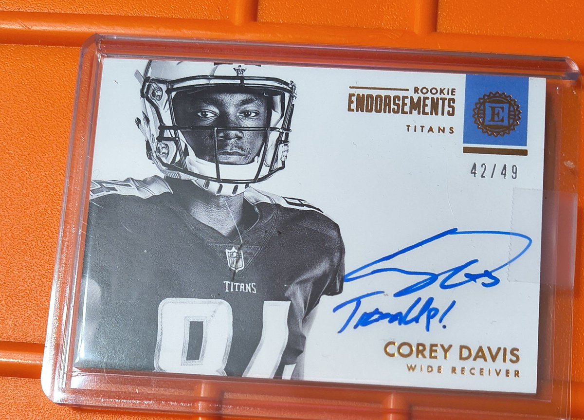 georgiadan1979's tweet photo. #coreydavis #encased @PaniniAmerica @CardPurchaser @BeersBowman #'d /49 https://t.co/1CoNLtI5lC
