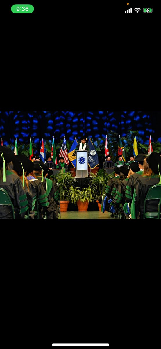 DrSLWilliams's tweet photo. A full circle moment: What an honor it was to deliver the 2025 Commencement Address at @RossMedSchool this weekend. 

#Classof2025 #Medicine #Grateful #GraduationCelebration
#Leadership #Commencement2025 #RUSM #Graduation2025 https://t.co/ThYltgNCVG