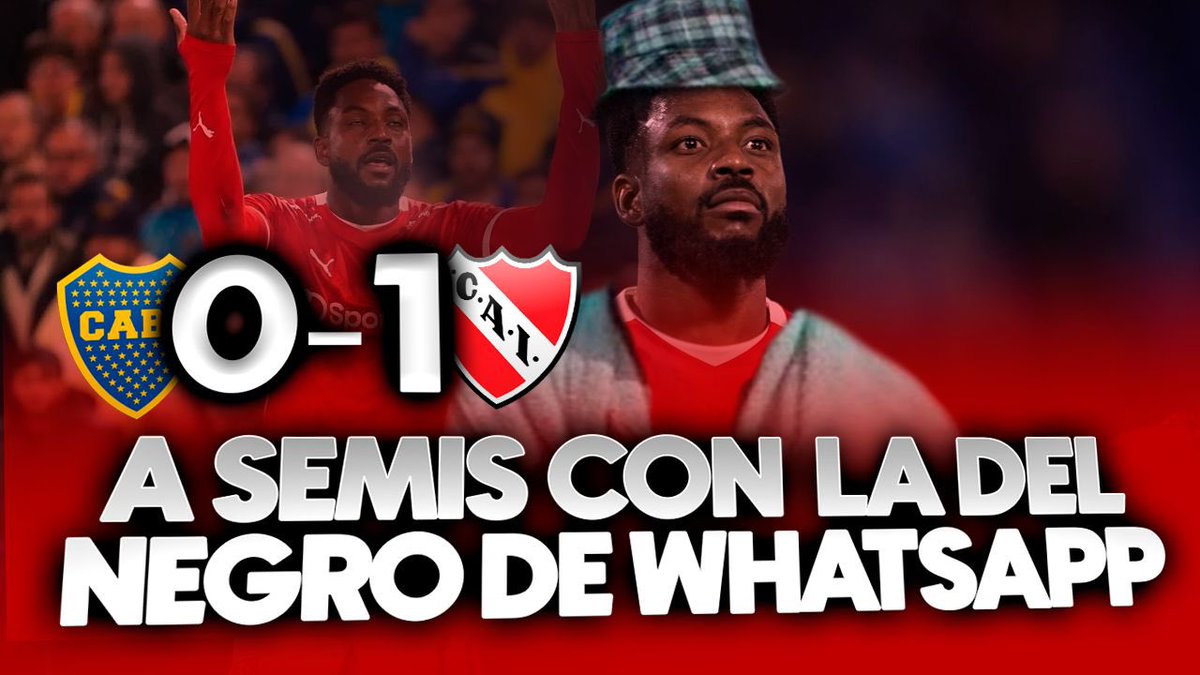 🗣️ “#Independiente bajó a Boca y va derecho a semifinales” Por <a href="/MartinchoRoldan/">Martín Roldan</a> 

🎥 youtu.be/lLMFNsq_2J8?si…
🎥 youtu.be/lLMFNsq_2J8?si…