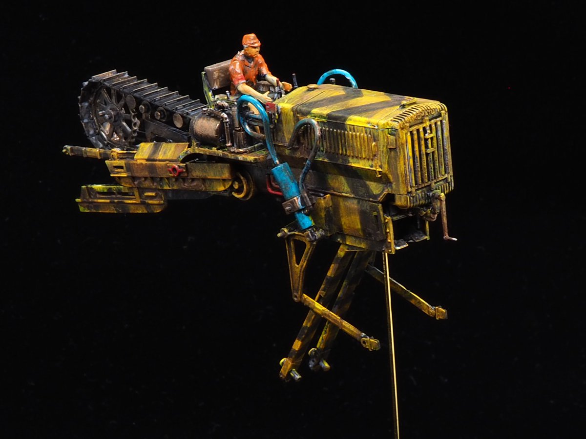 #フォロワー一万人以下のモデラーが力作を投稿してたくさんのフォローを貰うタグ
筆塗りでいろいろと塗ってます