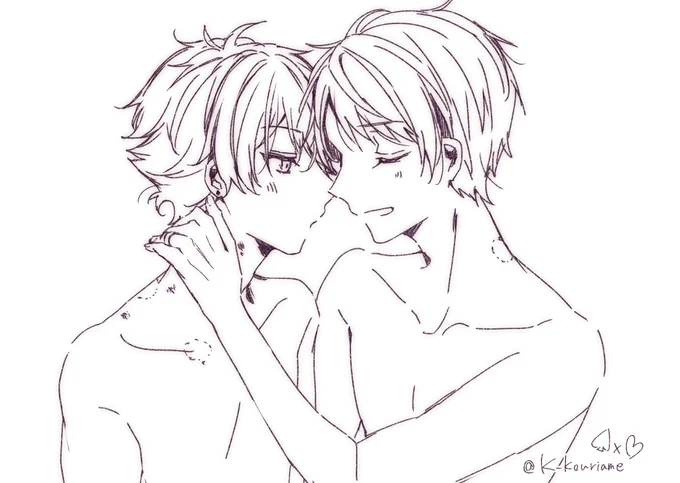 デュエス♠️♥️
⚠️肌色注意ってほど注意ではない

#毎月21日はデュエスの日 