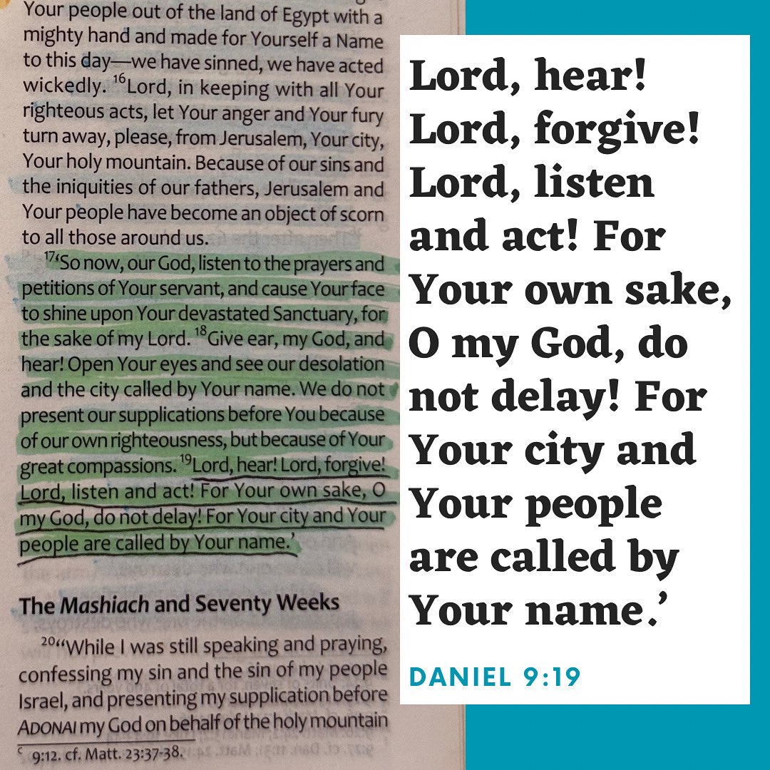 ravdaveed's tweet image. #Daniel9v19 #TLV #TLVBible
•
#WWL #WordAsAWayOfLife #CoffeeAndTheBible #Discipleship #CamperLife