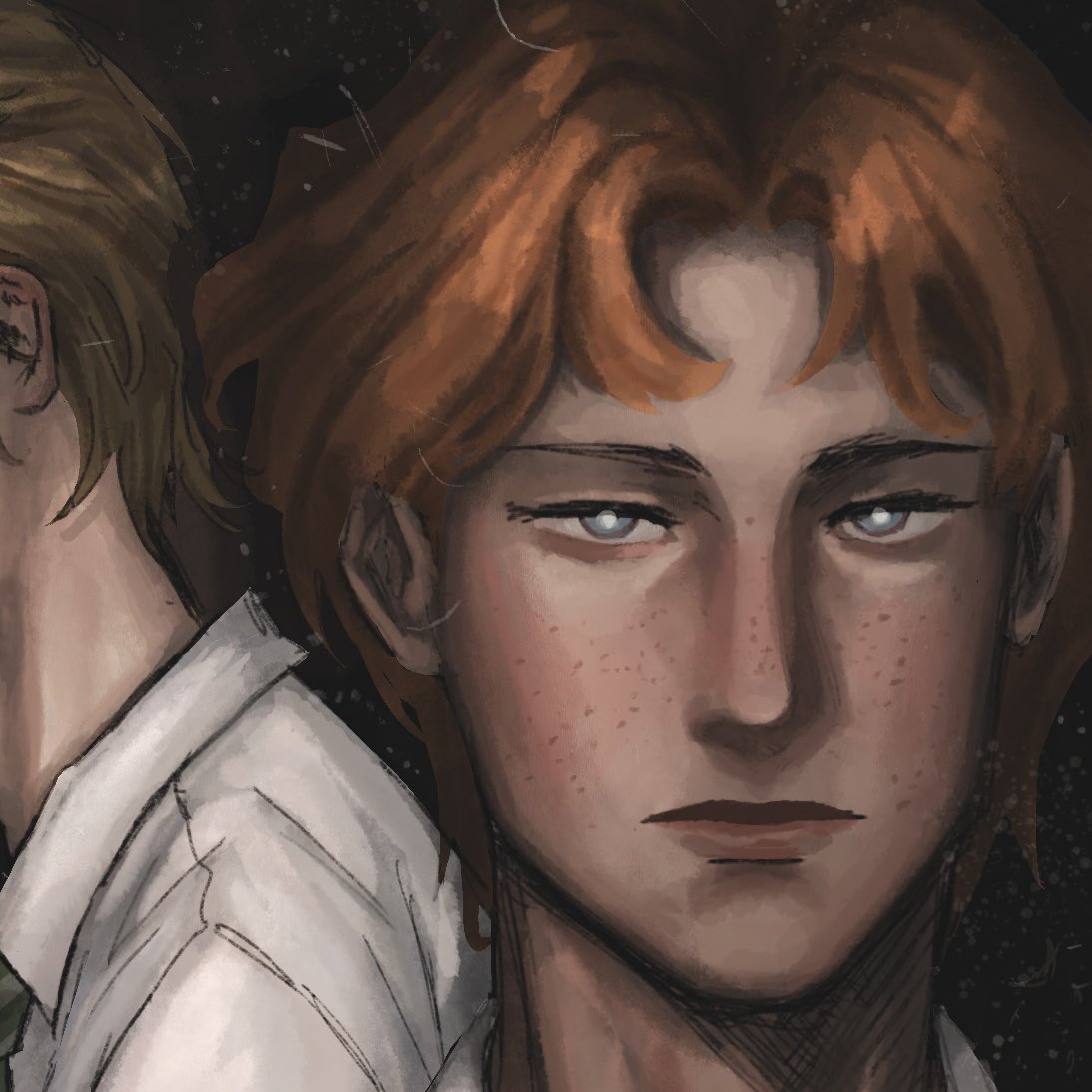 obessed_01's tweet image. “Quick, Ron, let me take a picture of this ‘fight’ with you in it. I wanna show future them how obvious the signs were.”
#fanart #drarry #ronweasley
