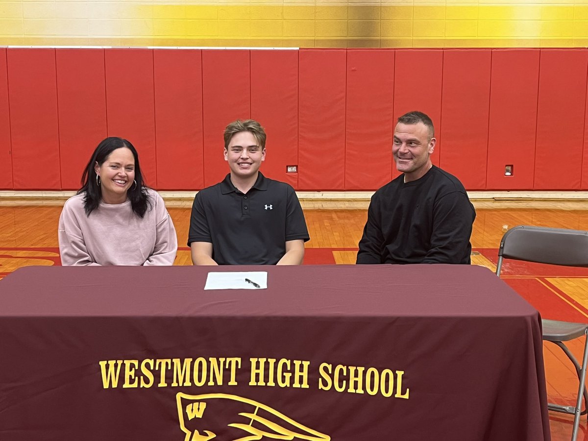 Westmont_BB's tweet photo. We are so excited for Rocco Damato! Rocco will play College Baseball at College of Dupage! Rocco has been our Varsity Catcher for 4 years! Rocco was recently named Chicago Prep Conference Player of the Year!! Congrats Buddy! https://t.co/QL4aJWAuxv