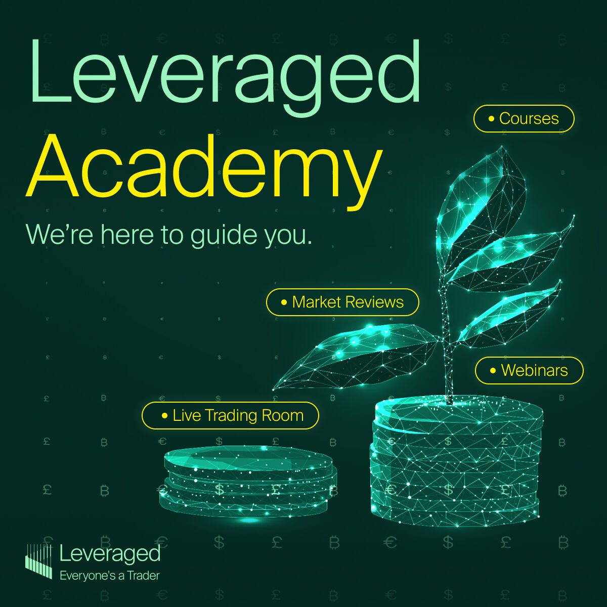 Get_Leveraged's tweet photo. Trading isn’t just about charts and numbers, it’s about education and growth.
Our Leveraged Academy covers everything: mindset, strategy, execution, and risk-management.
From your first trade to your first payout, we’re here to guide you.
#GetLeveraged #PropFirms #Trading #Education