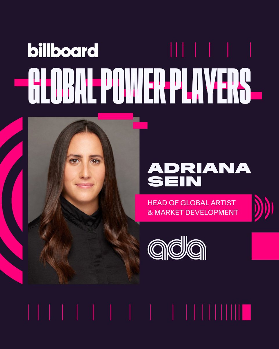 ada_music's tweet photo. Join us in celebrating ADA's 2025 @Billboard Global Power Players! From driving award-winning and chart-topping artist campaigns to leading regional label partnerships and acquisitions, these execs are on the forefront of ADA's ongoing worldwide expansion. 🌎🎉🎵 https://t.co/WoMIrJLlpq