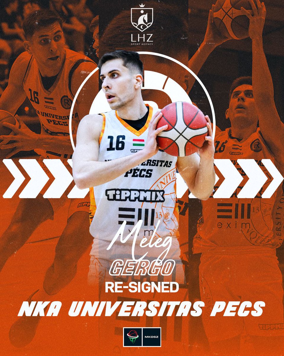 Gergo Meleg, member of the Hungarian NT, signs a contract extension with NKA Universitas Pecs in the <a href="/Hunbasket1/">Hunbasket</a>! 

Gratulàlunk Geri!

#LhzSportAgency