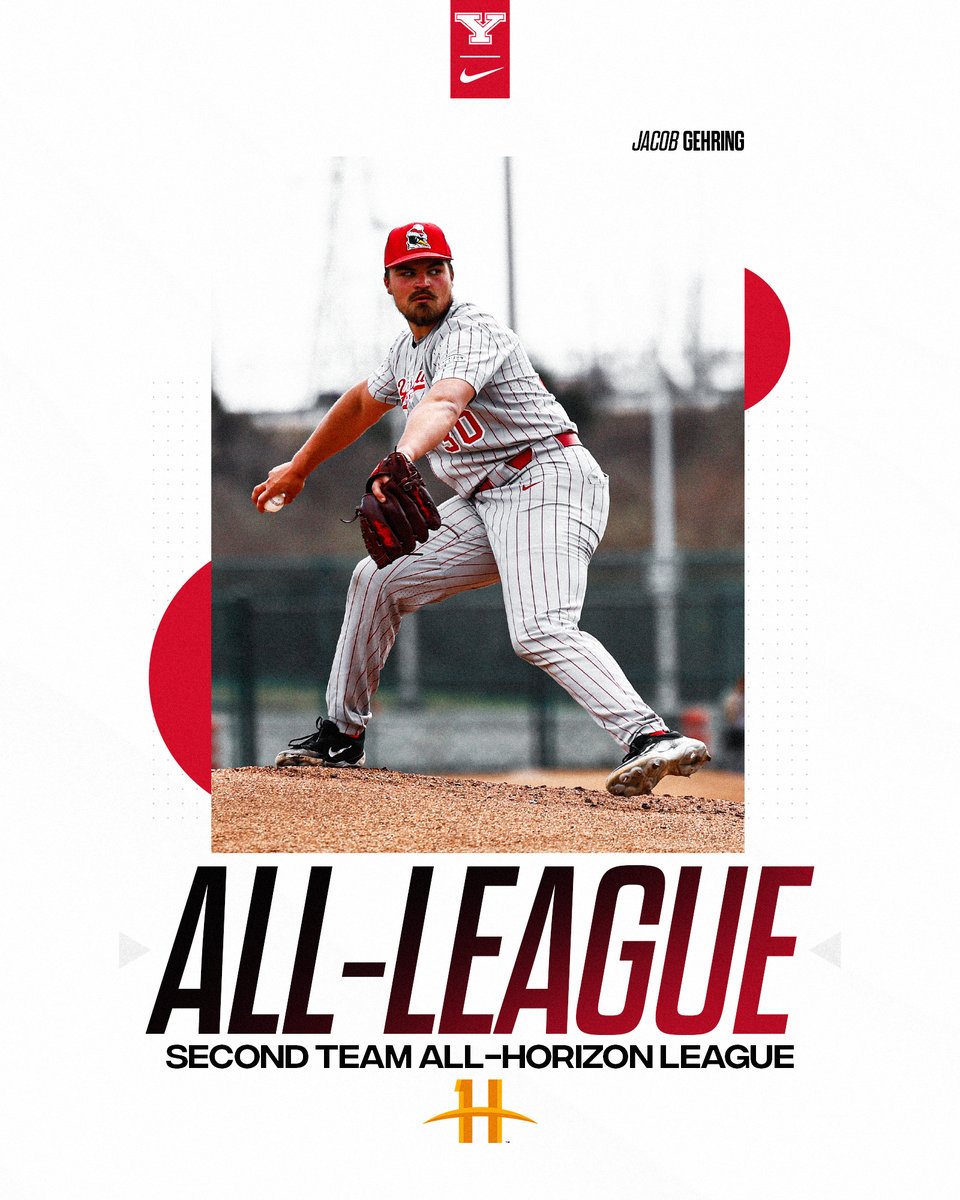 Congratulations to senior right-hander 𝐉𝐚𝐜𝐨𝐛 𝐆𝐞𝐡𝐫𝐢𝐧𝐠 on being named to the All-Horizon League Second Team ‼️🐧⚾️

The Canfield, Ohio, native collects all-league honors for the second straight season!

📰: tinyurl.com/yno46pug

#GoGuins // #FeedTheRaft