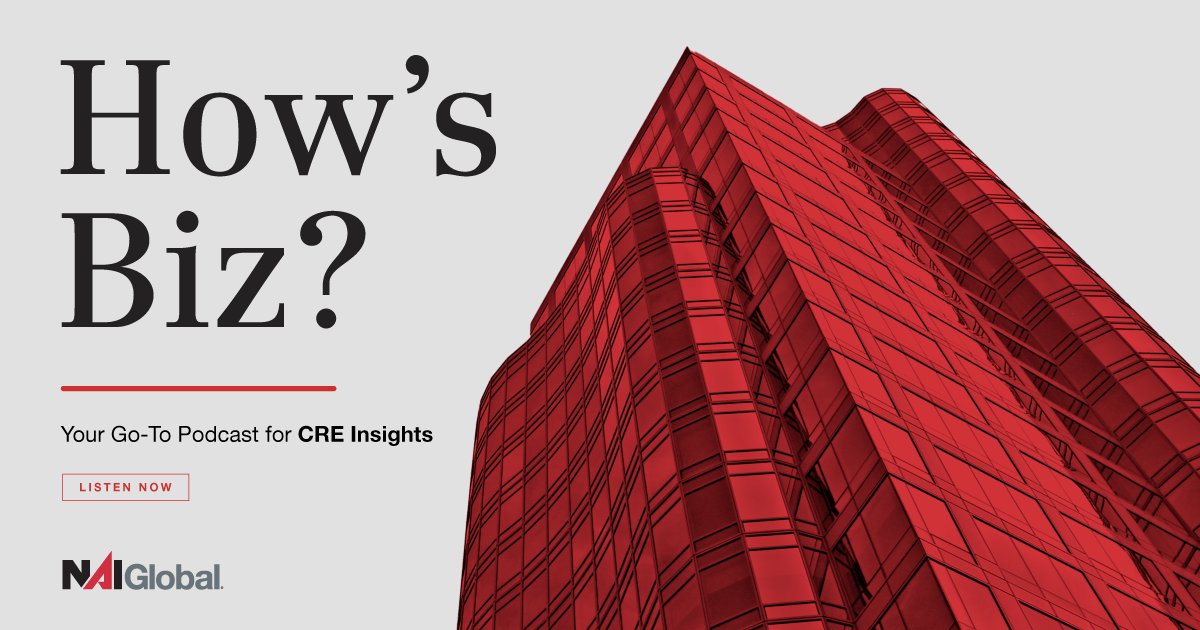 NAIGlobal's tweet image. Tune in to our podcast ‘How’s Biz’ and get insights into local market trends, uncover what’s driving CRE today, and explore what the future holds for investors, brokers, and businesses alike.

Listen here: bit.ly/3YvqAoU

#NAIGlobal #CREInsights