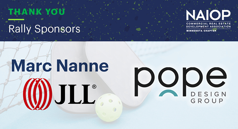NAIOP Minnesota (@naiop_mn) on Twitter photo Shoutout to <a href="/popedesigngroup/">Pope Design Group</a> and Marc Nanne with <a href="/JLL/">JLL</a> for being the Rally Sponsors at today's inaugural Pickle For A Purpose! 🤝 Thank you for your support of our pickleball tournament and our charity partner, <a href="/FoldsofHonor/">Folds of Honor</a>. Shoutout to <a href="/popedesigngroup/">Pope Design Group</a> and Marc Nanne with <a href="/JLL/">JLL</a> for being the Rally Sponsors at today's inaugural Pickle For A Purpose! 🤝 Thank you for your support of our pickleball tournament and our charity partner, <a href="/FoldsofHonor/">Folds of Honor</a>.
